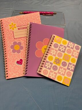 Easter Celebration Gift Set with Purple Notebook and Glitter Pen